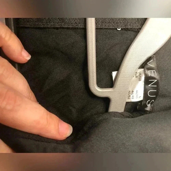 All Black Sequin sleeveless Tuxedo Jumpsuit size Large - Picture 14 of 16